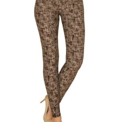 Full Length, High Waisted Leggings In A Fitted Style With An Elastic Waistband